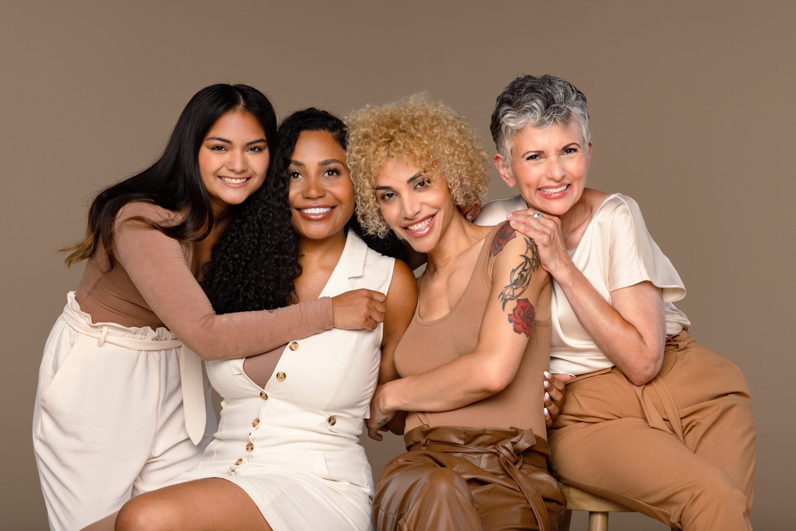 image of 4 women - cervical cancer interview study banner