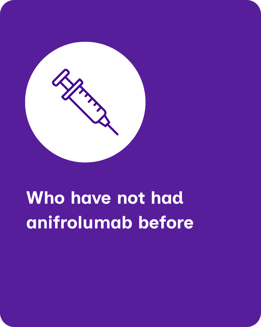 Blossom Previous Treatment Who have not had anifrolumab before
